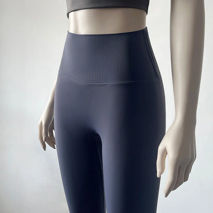 Nude Fabric High Waist Yoga Leggings Sexy Glamorous Butt Leggings Yoga Pants Gym Leggings