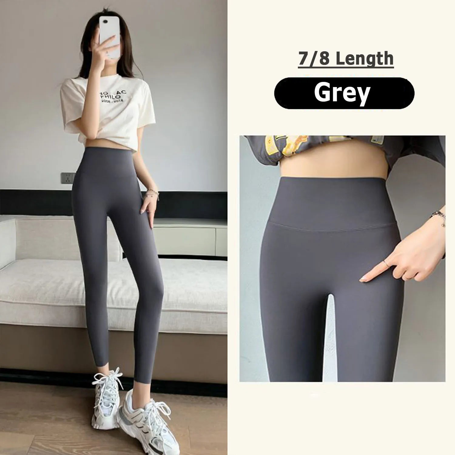 Tummy Control Leggings for Women - High Waisted Yoga Pants Butt Lifting Workout Pants, High Elasticity Pilates GYM Fitness Pants