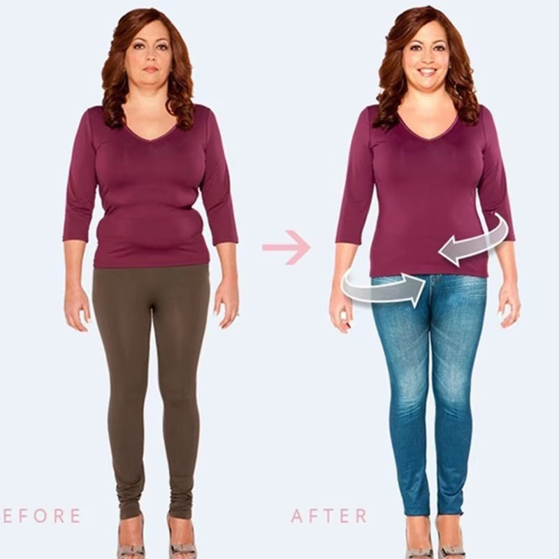 Push up Seamless High Waist Faux Denim Leggings Women Casual Elastic Pocket Jeans Print Pants Skinny Pencil Leggins Mujer