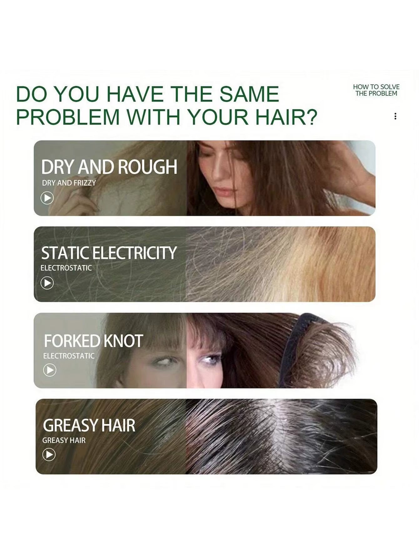 Ginger Essential Oil Spray Conditioner Hair Care Products Hyperplasia Hair Loss Treatment Herbal Essence Promoting Regeneration