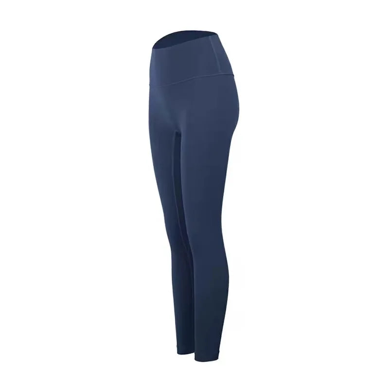 Nude Fabric High Waist Yoga Leggings Sexy Glamorous Butt Leggings Yoga Pants Gym Leggings