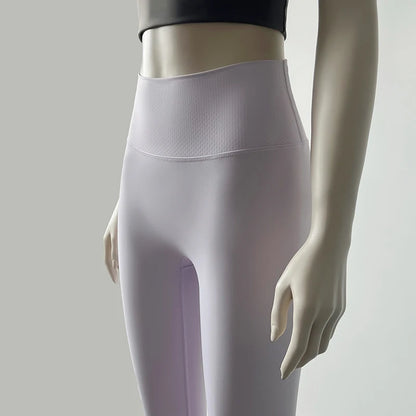 Nude Fabric High Waist Yoga Leggings Sexy Glamorous Butt Leggings Yoga Pants Gym Leggings